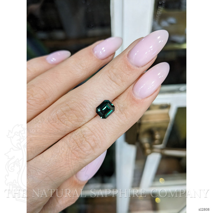 2.08 Ct. Greenish Blue Sapphire from Ceylon (Sri Lanka)