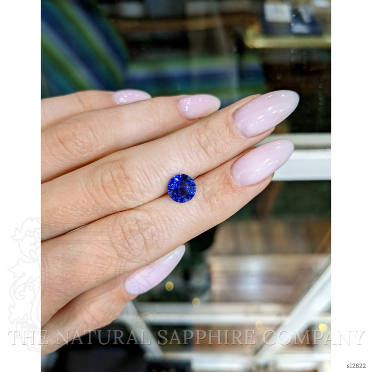 2.55 Ct. Blue Sapphire from Ceylon (Sri Lanka)