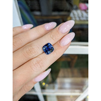 5.72 Ct. Blue Sapphire from Ceylon (Sri Lanka) Life Style