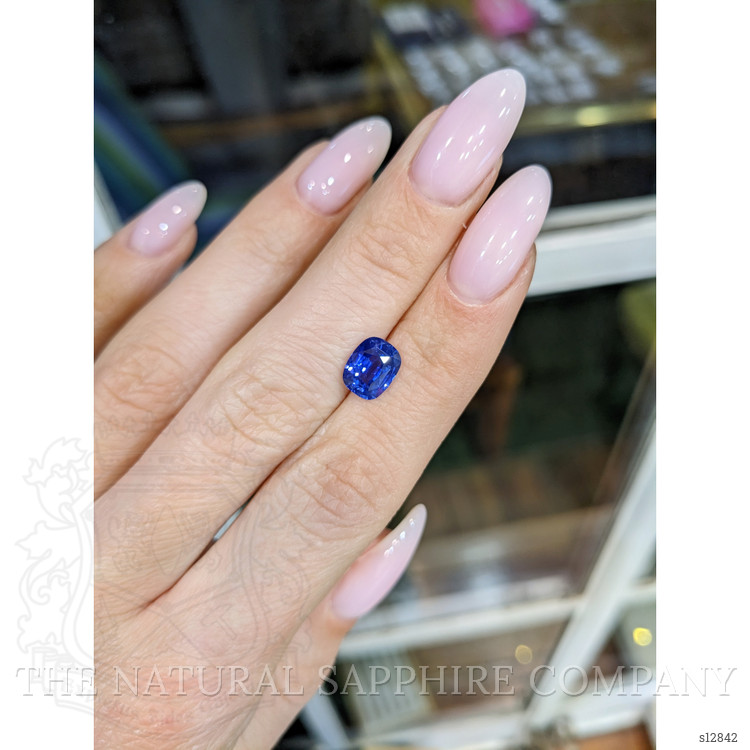 1.95 Ct. Blue Sapphire from Ceylon (Sri Lanka)
