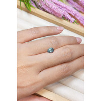 1.00 Ct. Bluish Green Sapphire from Montana Life Style