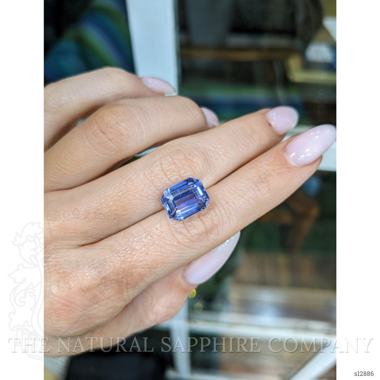7.17 Ct. Blue Sapphire from Ceylon (Sri Lanka)