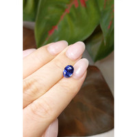 3.08 Ct. Blue Sapphire from Ceylon (Sri Lanka) Life Style