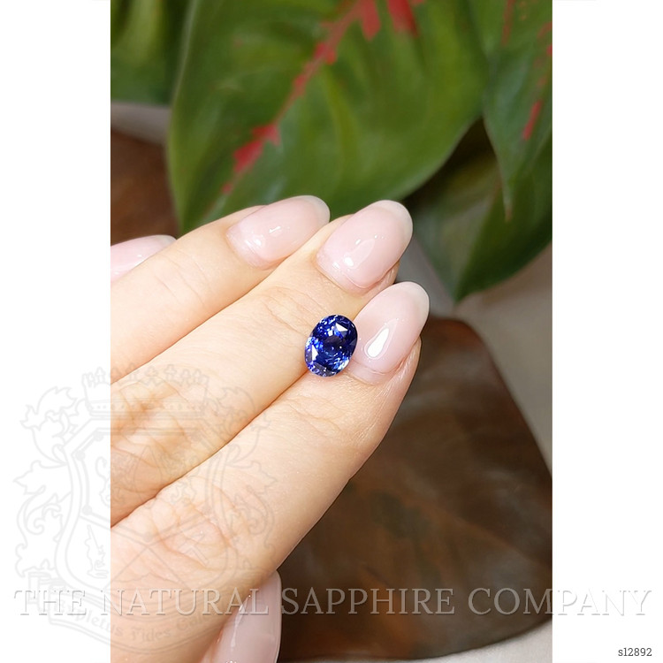 3.08 Ct. Blue Sapphire from Ceylon (Sri Lanka)