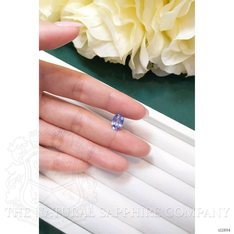 3.46 Ct. Purplish Blue Sapphire from Ceylon (Sri Lanka)