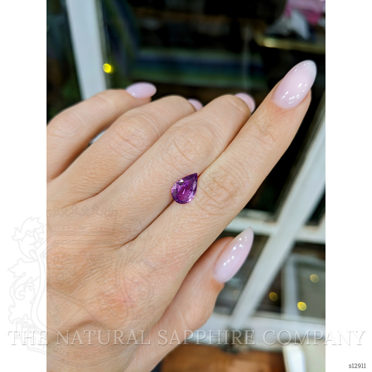 1.53 Ct. Purple Sapphire from Ceylon (Sri Lanka)