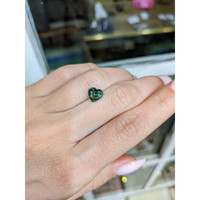 1.74 Ct. Greenish Blue Sapphire from Ceylon (Sri Lanka) Life Style