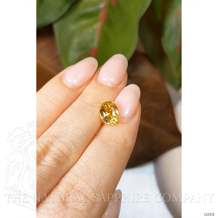2.47 Ct. Yellow Sapphire from Ceylon (Sri Lanka)