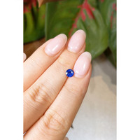 0.56 Ct. Blue Sapphire from Ceylon (Sri Lanka) Life Style