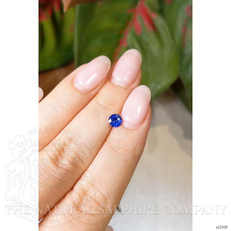 0.56 Ct. Blue Sapphire from Ceylon (Sri Lanka)
