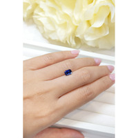 1.29 Ct. Purplish Blue Sapphire from Ceylon (Sri Lanka) Life Style