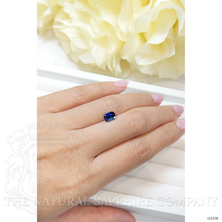 1.29 Ct. Purplish Blue Sapphire from Ceylon (Sri Lanka)