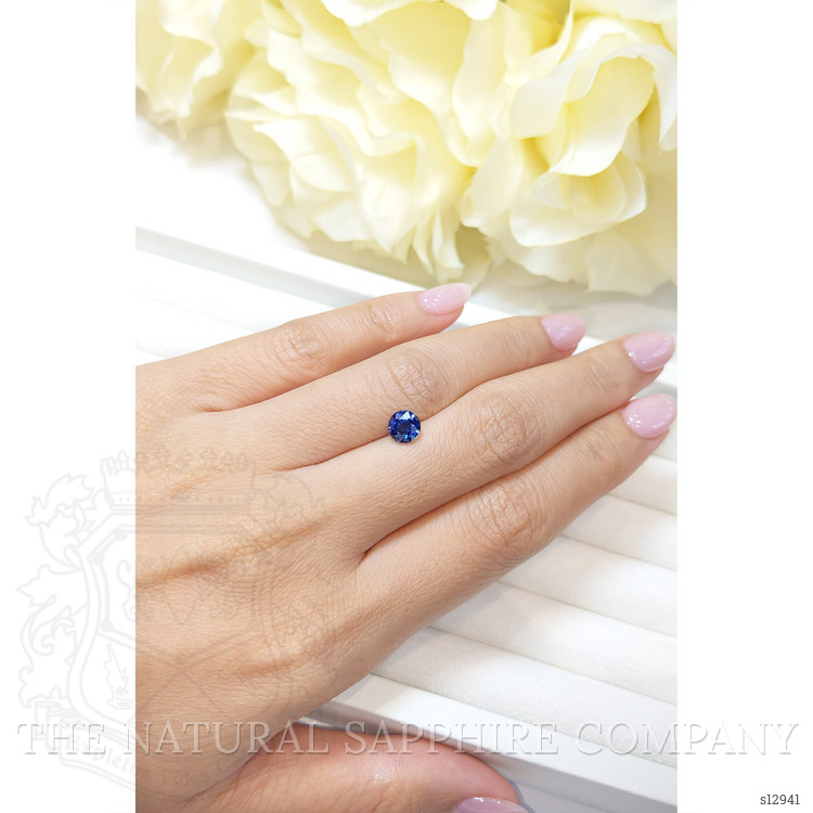 1.12 Ct. Blue Sapphire from Ceylon (Sri Lanka)