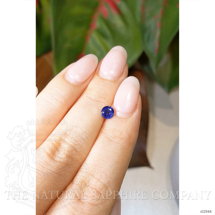 0.65 Ct. Bluish Purple Sapphire from Ceylon (Sri Lanka)