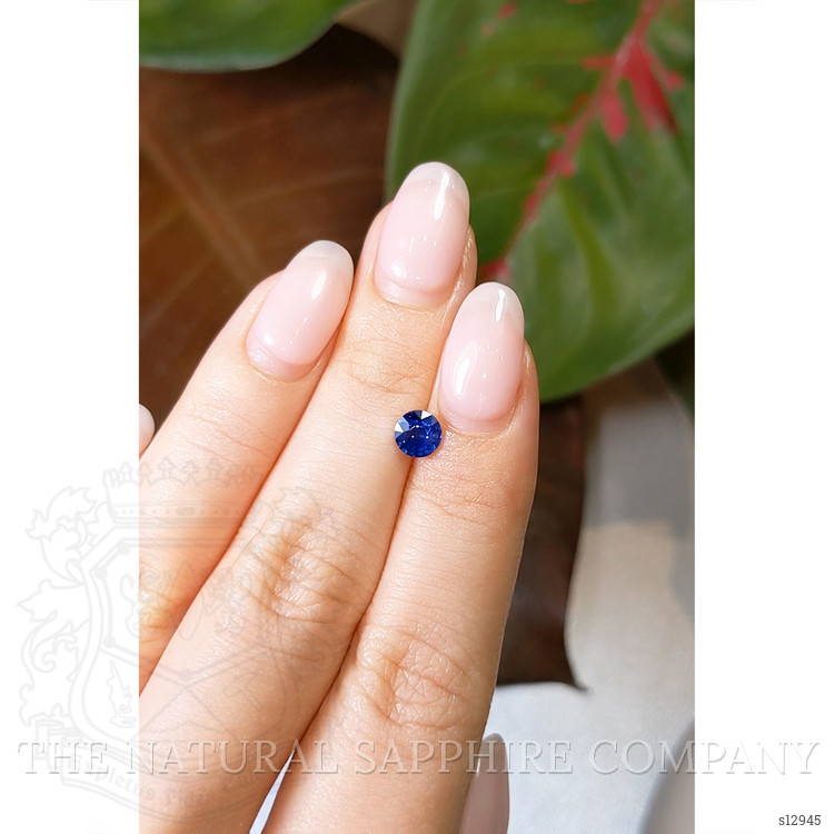0.72 Ct. Blue Sapphire from Ceylon (Sri Lanka)