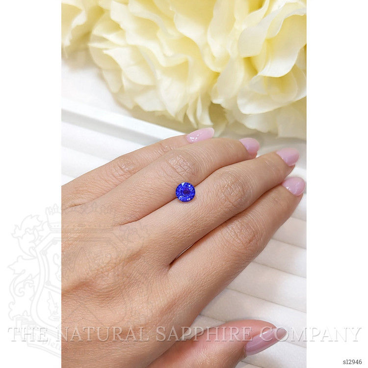 1.61 Ct. Purplish Blue Sapphire from Ceylon (Sri Lanka)