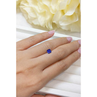 0.75 Ct. Blue Sapphire from Ceylon (Sri Lanka) Life Style