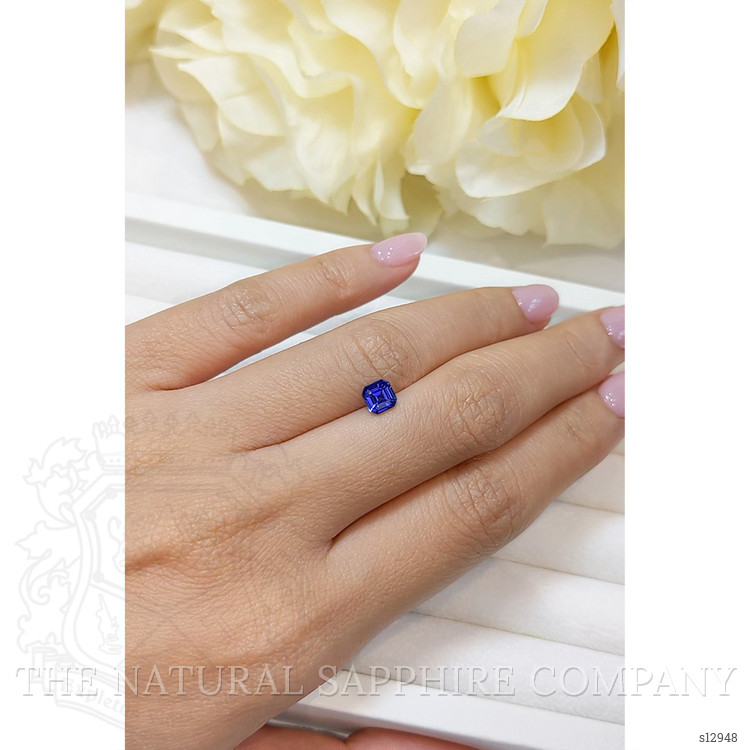 0.75 Ct. Blue Sapphire from Ceylon (Sri Lanka)