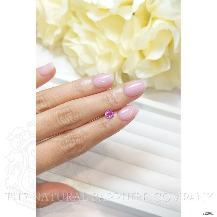 0.76 Ct. Pinkish Purple Sapphire from Ceylon (Sri Lanka)