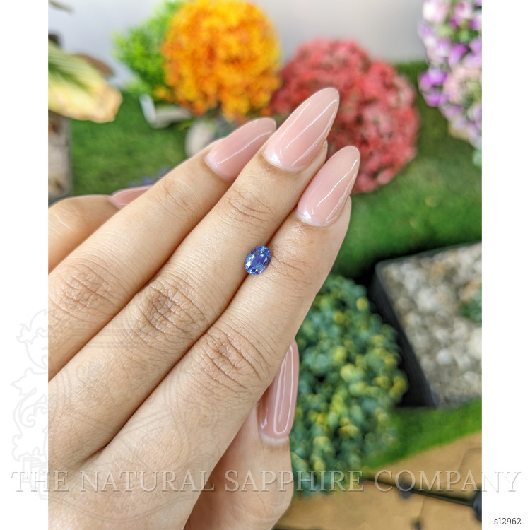 0.67 Ct. Blue Sapphire from Ceylon (Sri Lanka)