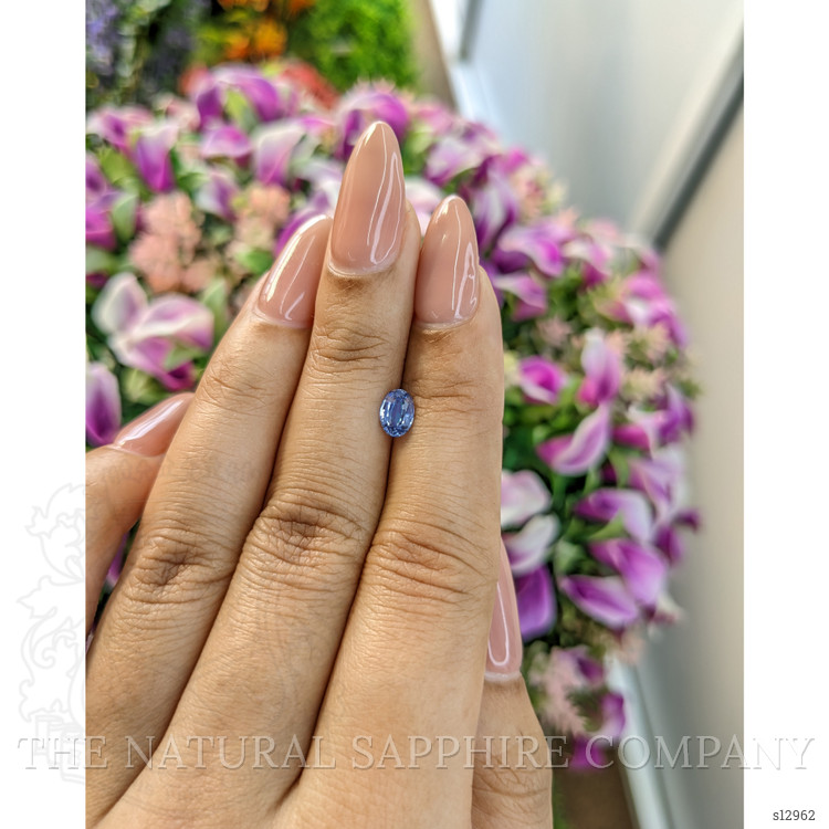 0.67 Ct. Blue Sapphire from Ceylon (Sri Lanka)