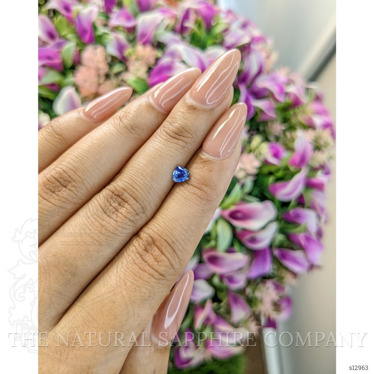 0.49 Ct. Blue Sapphire from Ceylon (Sri Lanka)