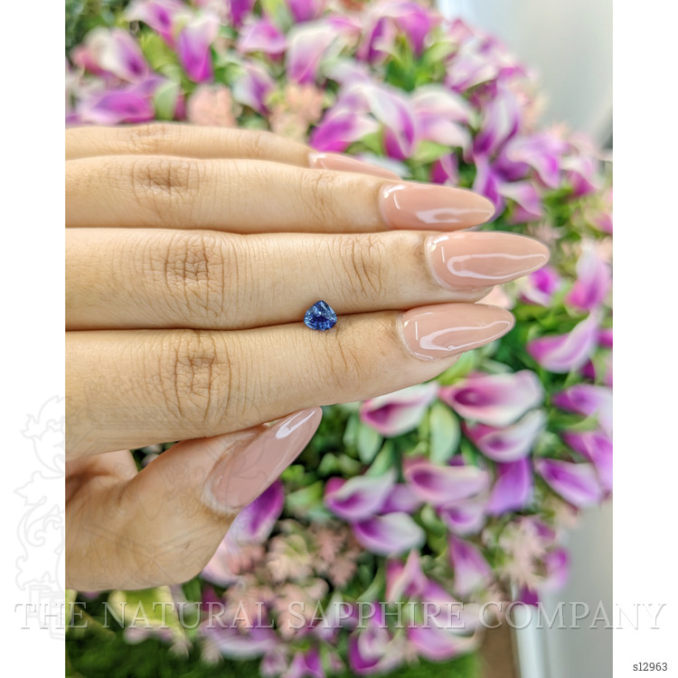 0.49 Ct. Blue Sapphire from Ceylon (Sri Lanka)