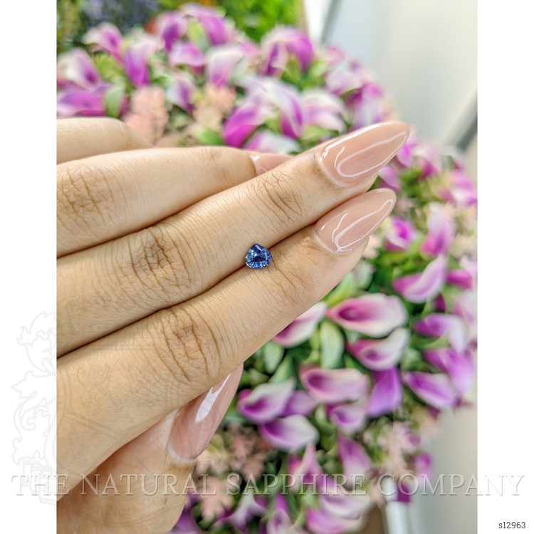 0.49 Ct. Blue Sapphire from Ceylon (Sri Lanka)