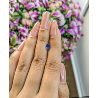 0.71 Ct. Blue Sapphire from Ceylon (Sri Lanka) Life Style