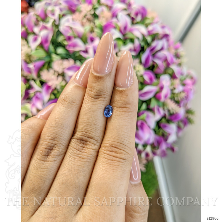 0.64 Ct. Blue Sapphire from Ceylon (Sri Lanka)