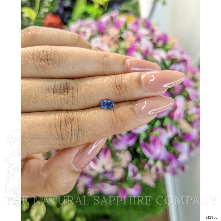 0.64 Ct. Blue Sapphire from Ceylon (Sri Lanka)