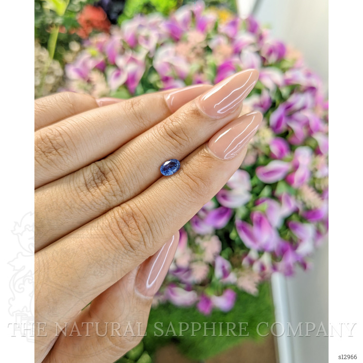 0.64 Ct. Blue Sapphire from Ceylon (Sri Lanka)