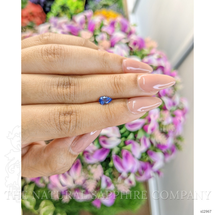 0.54 Ct. Blue Sapphire from Ceylon (Sri Lanka)