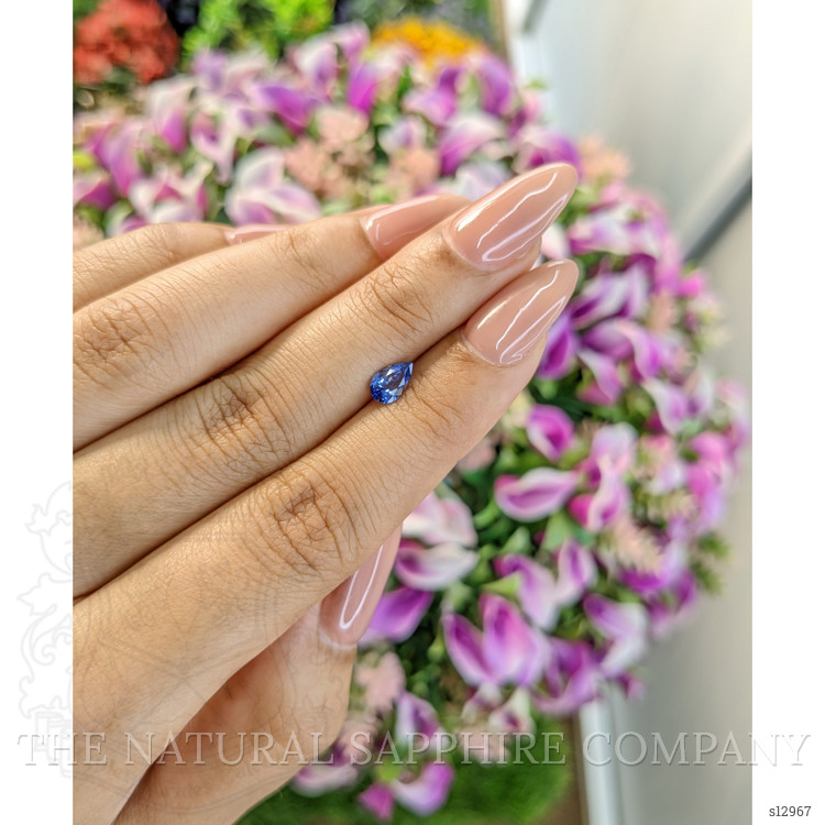 0.54 Ct. Blue Sapphire from Ceylon (Sri Lanka)