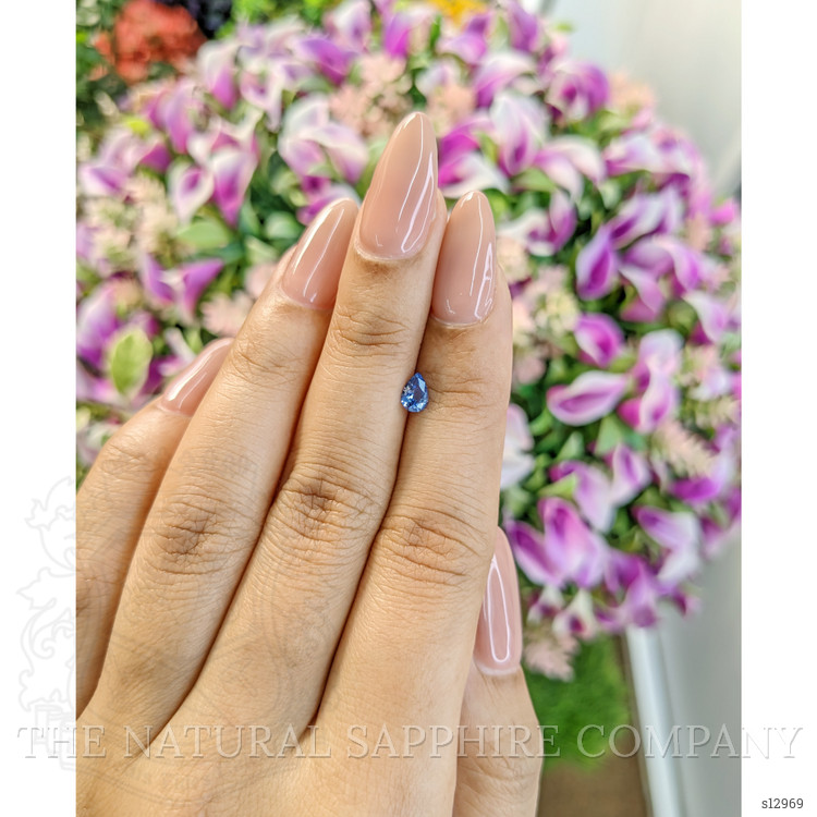 0.38 Ct. Blue Sapphire from Ceylon (Sri Lanka)
