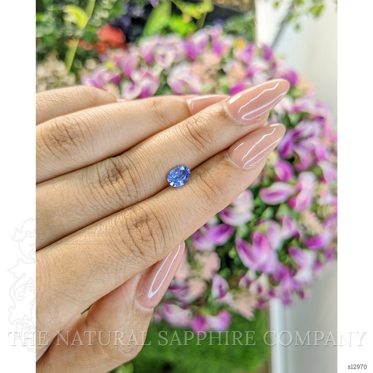 0.80 Ct. Blue Sapphire from Ceylon (Sri Lanka)