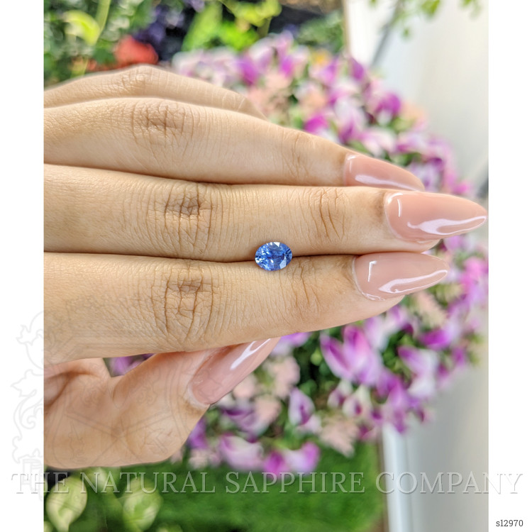 0.80 Ct. Blue Sapphire from Ceylon (Sri Lanka)