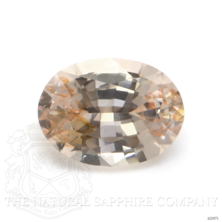 0.61 Ct. Peach Sapphire from Ceylon (Sri Lanka)