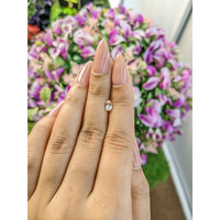 0.61 Ct. Peach Sapphire from Ceylon (Sri Lanka) Life Style