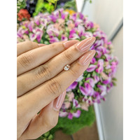 0.61 Ct. Peach Sapphire from Ceylon (Sri Lanka) Life Style