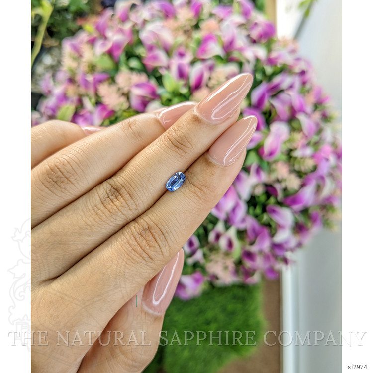 0.62 Ct. Blue Sapphire from Ceylon (Sri Lanka)