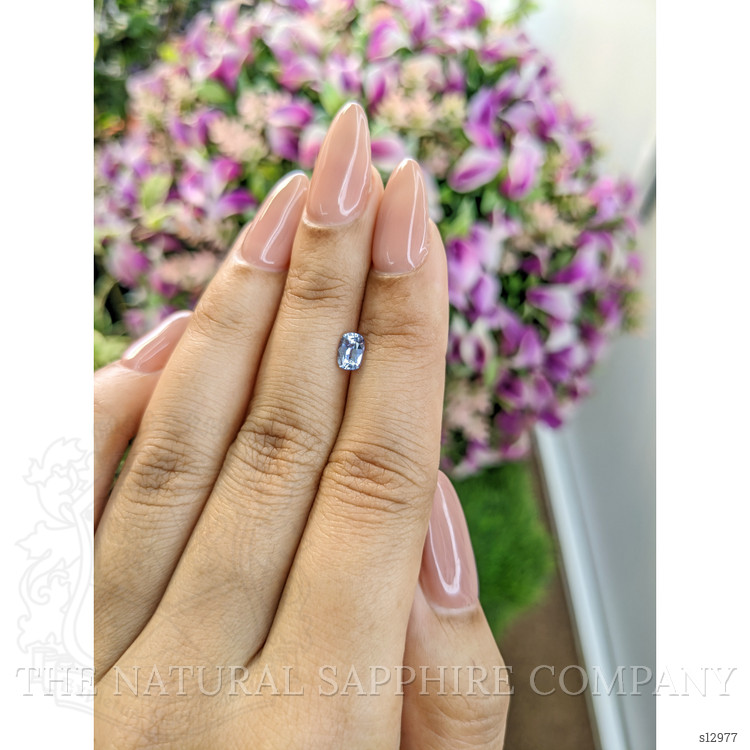 0.59 Ct. Blue Sapphire from Ceylon (Sri Lanka)