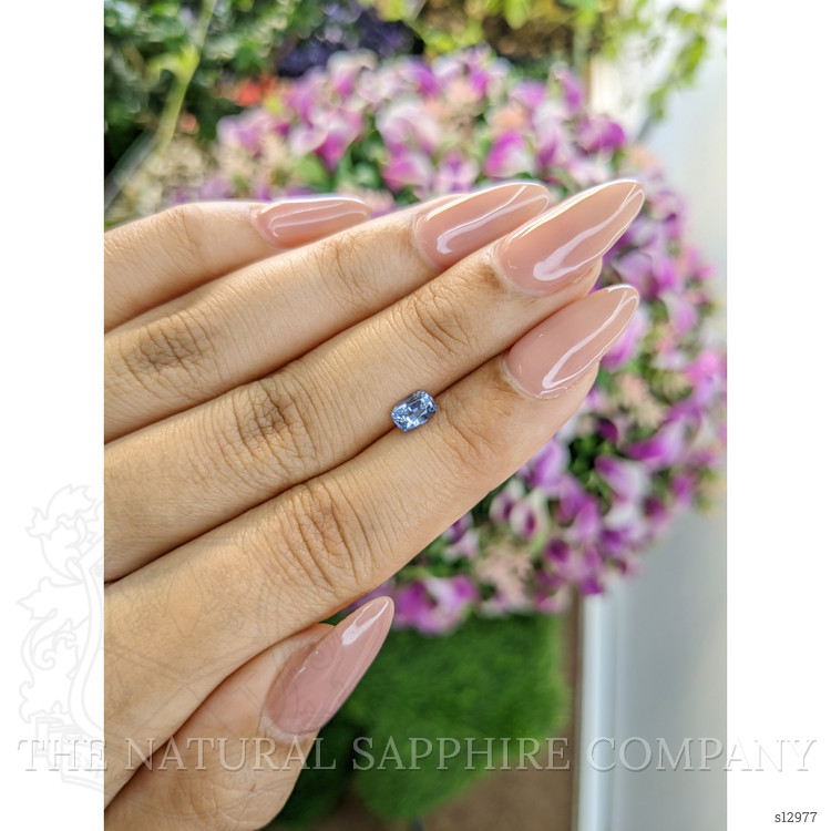 0.59 Ct. Blue Sapphire from Ceylon (Sri Lanka)