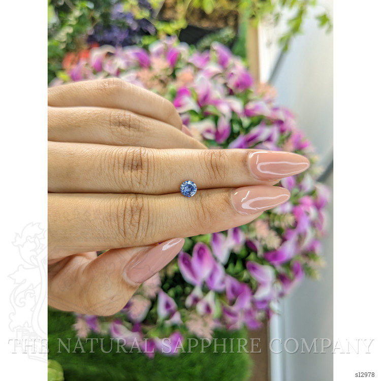 0.57 Ct. Blue Sapphire from Ceylon (Sri Lanka)