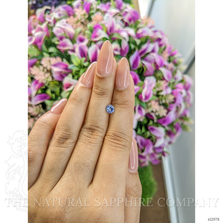 0.57 Ct. Blue Sapphire from Ceylon (Sri Lanka)