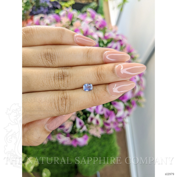 0.66 Ct. Blue Sapphire from Ceylon (Sri Lanka)