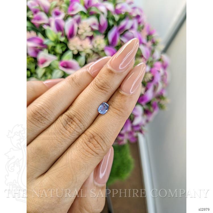 0.66 Ct. Blue Sapphire from Ceylon (Sri Lanka)