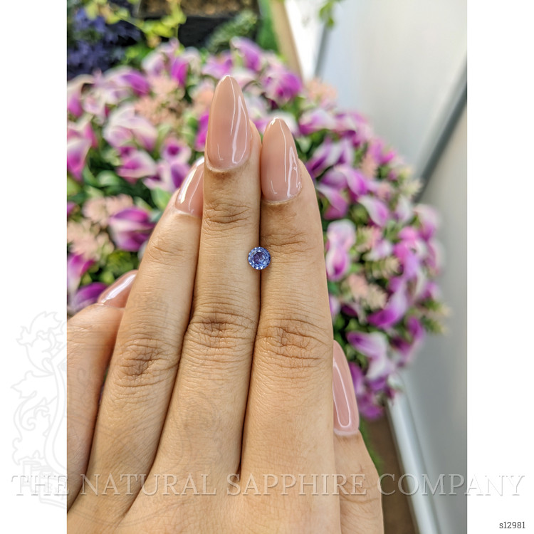 0.47 Ct. Blue Sapphire from Ceylon (Sri Lanka)