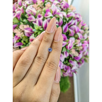 0.47 Ct. Blue Sapphire from Ceylon (Sri Lanka) Life Style