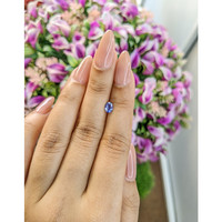 0.52 Ct. Violet Sapphire from Ceylon (Sri Lanka) Life Style
